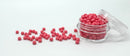 Glasperler 8/0 - Coral inkl. fin rund æske med skruelåg
