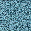 Glasperler 8/0 - Dusty blue inkl. fin rund æske med skruelåg