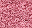 Glasperler 8/0 - Dusty rose inkl. fin rund æske med skruelåg