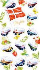 Studenterkort, Forskellige huer - flag og sommerfugl