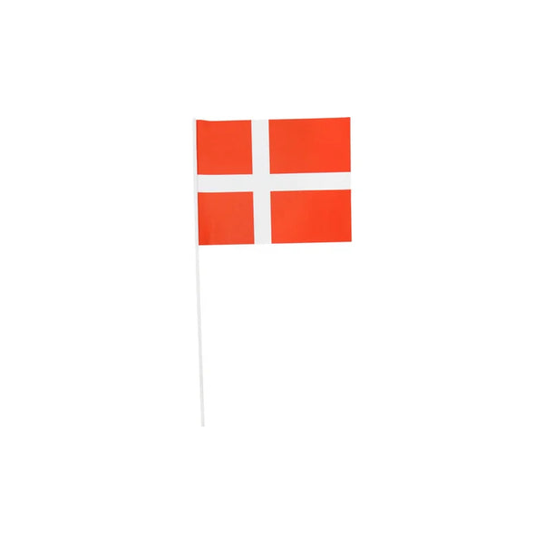 Hurra flag, Danmark, 8 stk.