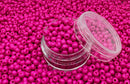 Glasperler 8/0 - Fuchsia inkl. fin rund æske med skruelåg