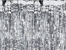 Backdrop / glimmerforhæng Sølv 0,9 x 2,5 M