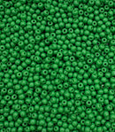 Glasperler 8/0 - Grass green inkl. fin rund æske med skruelåg