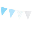 Guirlande, Vimpel, Blå mix