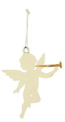 Engel m. Trompet, Metalophæng