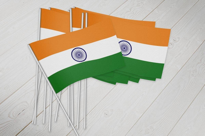 Hurra flag, Indien, 1 stk.