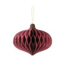 Pom pom/honeycomb, Julelanterne, 12x15 cm, 1 stk.