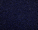Glasperler 11/0 - Midnight blue inkl. fin rund æske med skruelåg