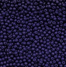 Glasperler 8/0 - Midnight blue inkl. fin rund æske med skruelåg