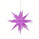 Christiansfeld stjerne, Lilla, plast, 8 cm.