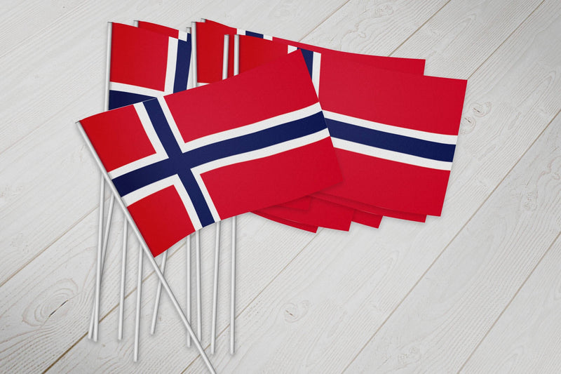 Hurra flag, Norge, 1 stk.