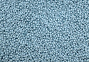 Glasperler 11/0 - Ocean blue inkl. fin rund æske med skruelåg