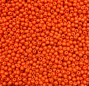 Glasperler 8/0 - Orange inkl. fin rund æske med skruelåg