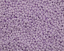 Glasperler 8/0 - Pastel lilac matte inkl. fin rund æske med skruelåg