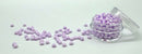 Glasperler 8/0 - Pastel lilac matte inkl. fin rund æske med skruelåg