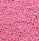 Glasperler 8/0 - Poppy pink inkl. fin rund æske med skruelåg