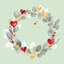 Ambiente, Eucalyptus Wreath, Green, Frokostserviet