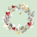 Ambiente, Eucalyptus Wreath, Green, Kaffeserviet