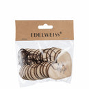 Træhjerte m. snor og tekst, God Jul