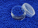 Glasperler 11/0 - Royal blue inkl. fin rund æske med skruelåg