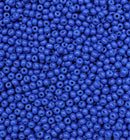 Glasperler 8/0 - Royal blue inkl. fin rund æske med skruelåg