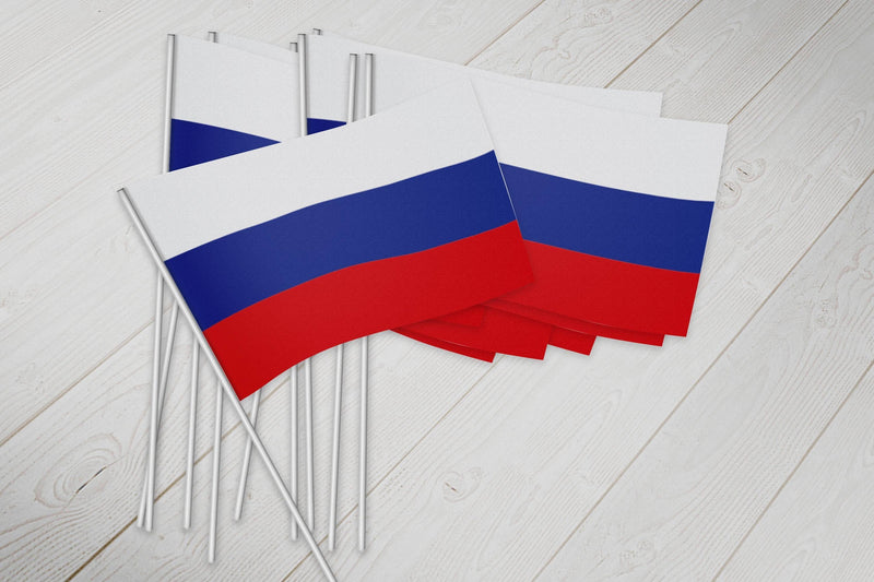 Hurra flag, Rusland, 1 stk.