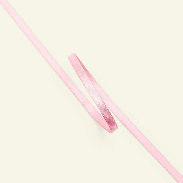 Satinbånd Gl. rosa 3mm, Pr m.