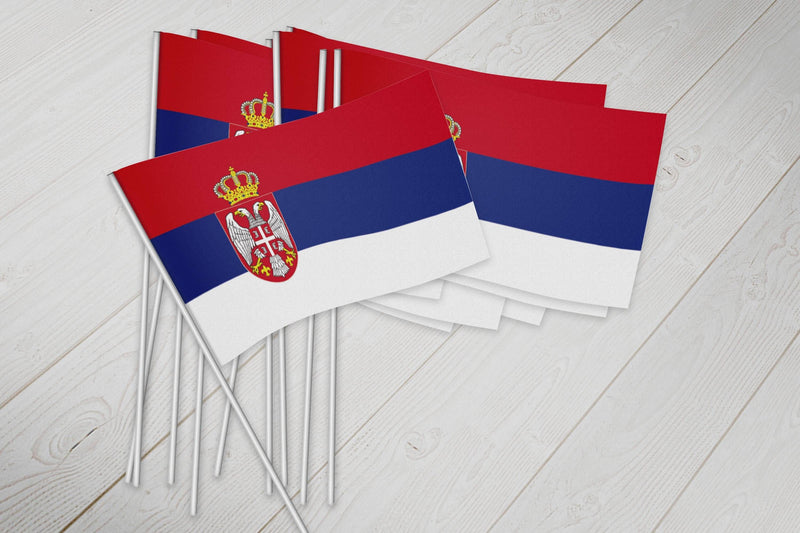 Hurra flag, Serbien, 1 stk.
