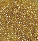 Glasperler 8/0 - Shiny gold inkl. fin rund æske med skruelåg