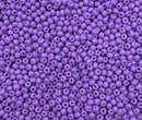 Glasperler 8/0 - Violet inkl. fin rund æske med skruelåg