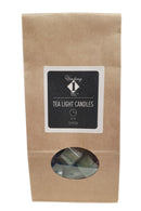 Fyrfadslys i papirpose, Oliven 12stk