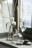 Rustik stagelys, Mosgrøn, 18 cm.