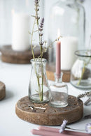 Apotekerflaske, Klar glas, 5x8 cm.