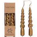 Twisted Bedelys Guld 2stk