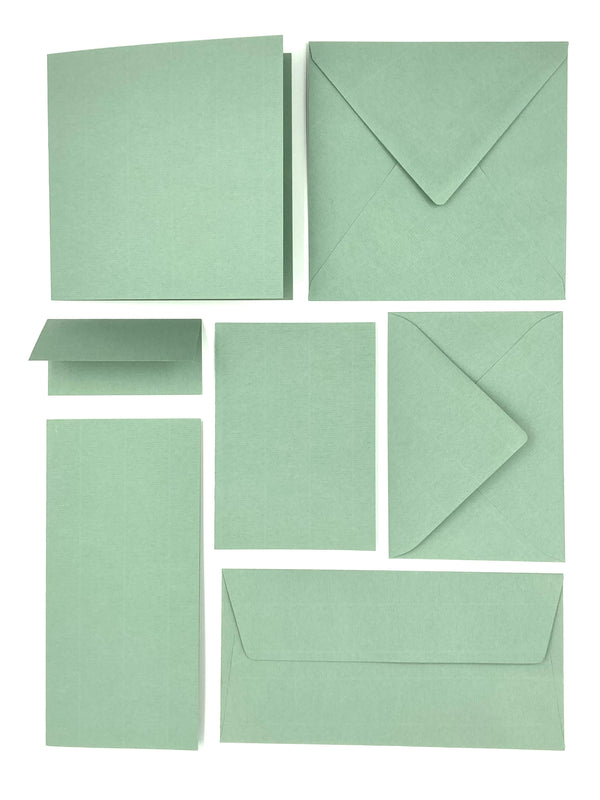 APP, Kvadratisk kuvert, Støvet grøn