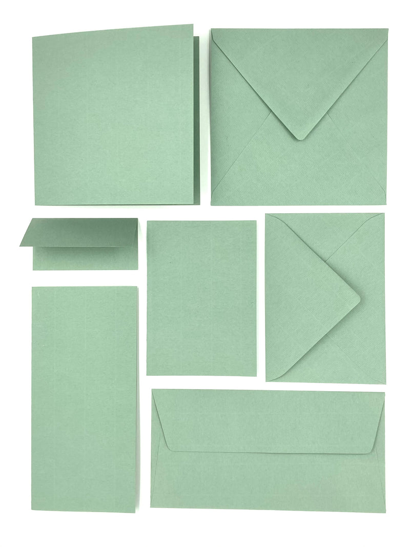 APP, Kvadratisk kuvert, Støvet grøn