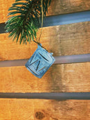 Metal tromme med guld vire