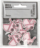 Barnevogn, Lyserød, 10 stk.