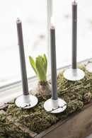 Kertelys, Mørkegrå, 20 cm.