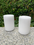 Bloklys Mini, Hvid, 40x60 mm.