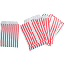 Slikposer, Rød/Hvid stribet, 10 stk.