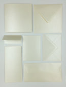 APP, Bordkort dobbelt, Perlemor Creme