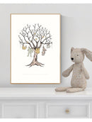 Gæsteplakat, Barnedåb/Navngivning, Gylden