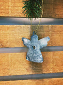 Metal engel med guld vire