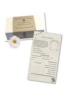 En hilsen til dåbsbarnet, Æske med 50 kort