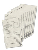 En hilsen til dåbsbarnet, Æske med 50 kort