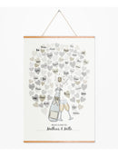 Gæsteplakat, Hjerter og champagne