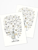 Gæsteplakat, Hjerter og champagne