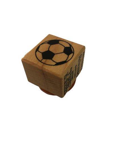 Stempel, Fodbold, 2,2x2,2 cm.